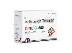 Cinbig 500mg Tablet, Azithromycin 500mg, Price, Uses, Side Effects –Drugcarts