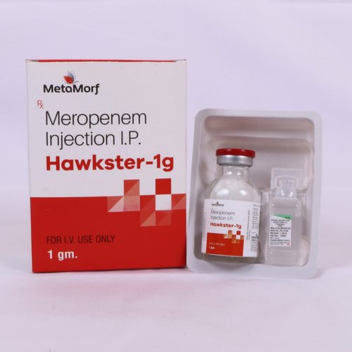 Hawkster 1gm Injection, Meropenem 1gm, Price, Uses, Side Effects - Drugcarts