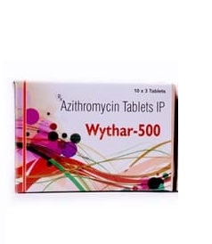 Wythar 500mg Tablet, Azithromycin 500mg, Price, Uses, Side Effects –Drugcarts