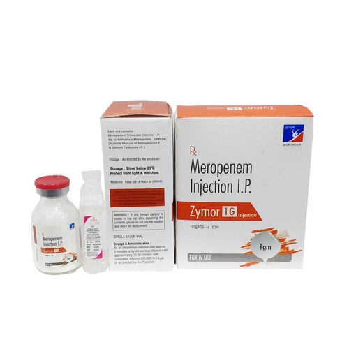 Zymor 1000mg Injection, Meropenem 1000mg, Price, Uses, Side Effects - Drugcarts