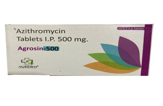 Agrosin 500mg Tablet, Azithromycin 500mg, Price, Uses, Side Effects –Drugcarts