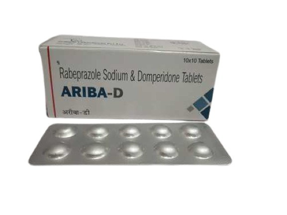 Ariba-D Tablet, Rabeprazole 20mg, Domperidone 10mg, Price, Uses, Side Effects – Drugcarts