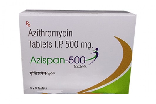 Azispan 500mg Tablet, Azithromycin 500mg, Price, Uses, Side Effects –Drugcarts