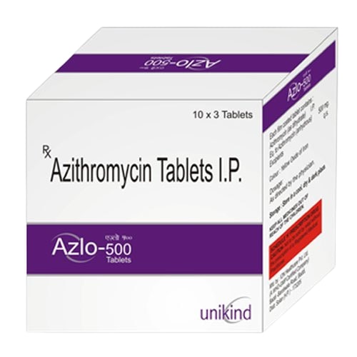 Azlo 500mg Tablet, Azithromycin 500mg, Price, Uses, Side Effects –Drugcarts