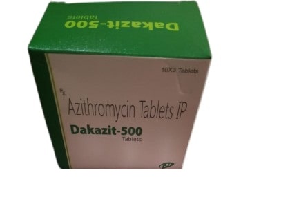 Dakazit 500mg Tablet, Azithromycin 500mg, Price, Uses, Side Effects –Drugcarts