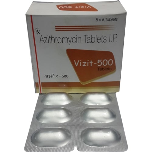 Vizit 500mg Tablet, Azithromycin 500mg, Price, Uses, Side Effects –Drugcarts
