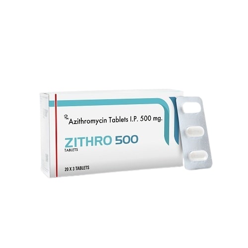 Zithro 500mg Tablet, Azithromycin 500mg, Price, Uses, Side Effects –Drugcarts
